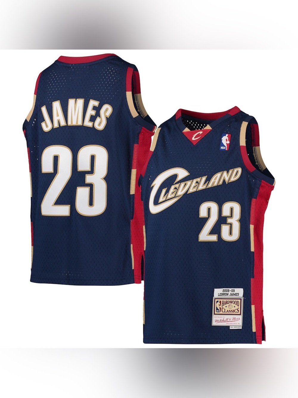 LeBron James Cleveland Cavaliers Mitchell & Ness Youth 2008-09 Swingman Jersey